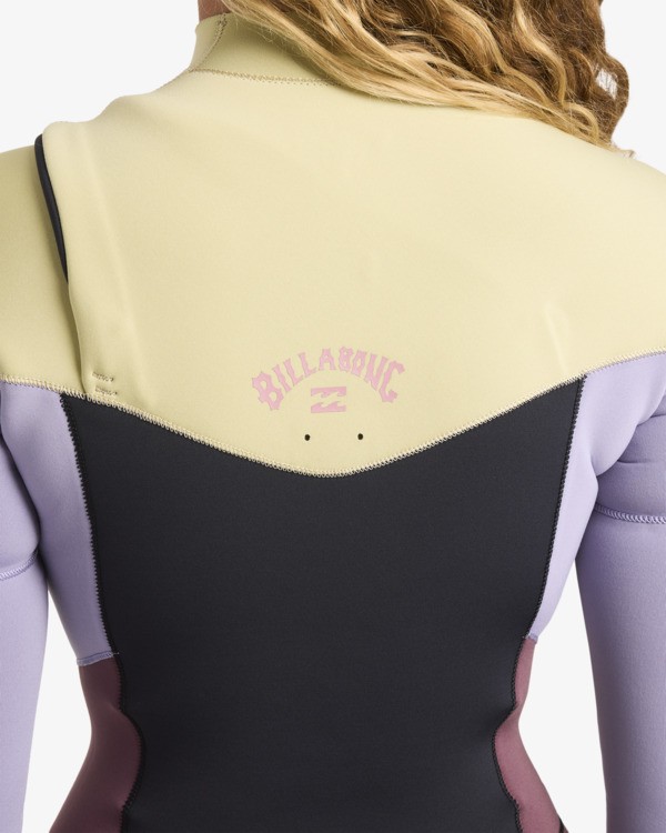 8 4/3mm Synergy Natural - Chest-Zip-Neoprenanzug f&uuml;r Frauen Grau 24BW193515 Billabong