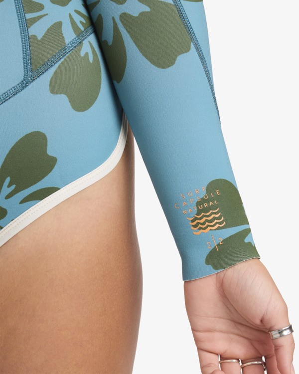 4 2/2mm Glider - Springsuit de manga larga con cremallera posterior para mujer Azul 24BW244501 Billabong