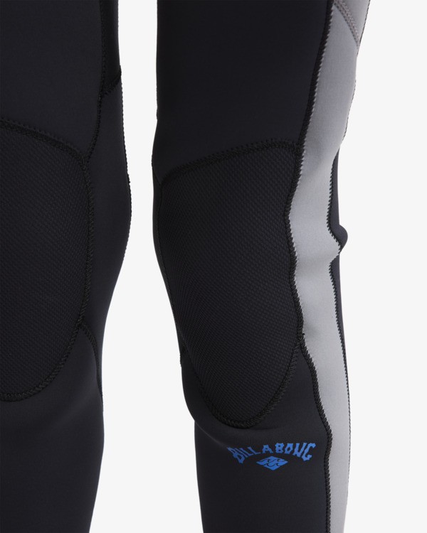 7 4/3mm Boys Absolute Natural - Traje de Surf GBS con Cremallera en el Pecho para Chicos 8 - 16 a&ntilde;os Gris 24CW191501 Billabong