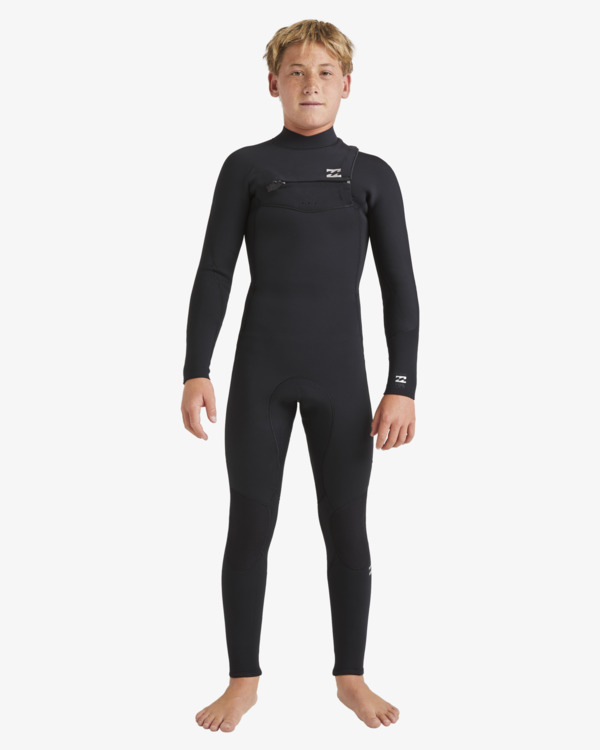 0 3/2mm Boys Foil - Wetsuit met GBS en een Borstrits voor Jongens 6-16 Black 24CW191503 Billabong