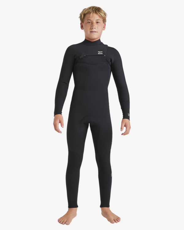 7 3/2mm Boys Foil - Wetsuit met GBS en een Borstrits voor Jongens 6-16 Black 24CW191503 Billabong