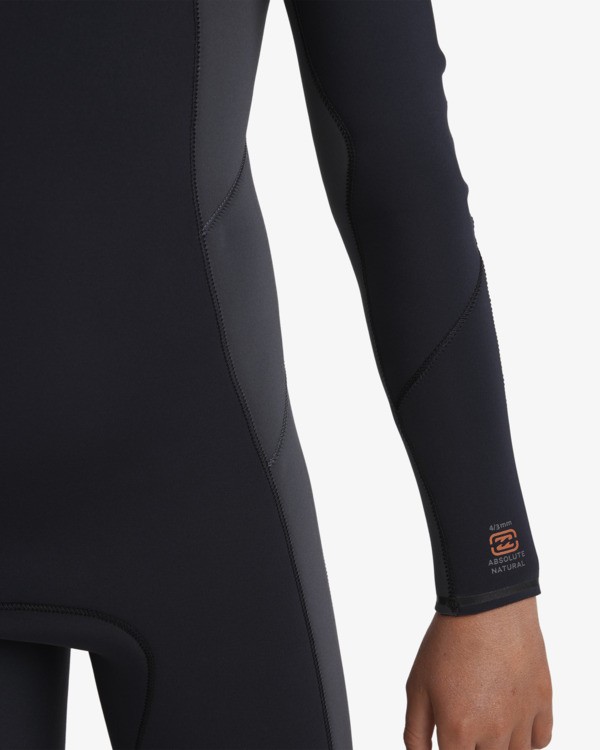 4 5/4mm Absolute Natural - Chest Zip Wetsuit for Boys 8-16 Orange 24CW193507 Billabong