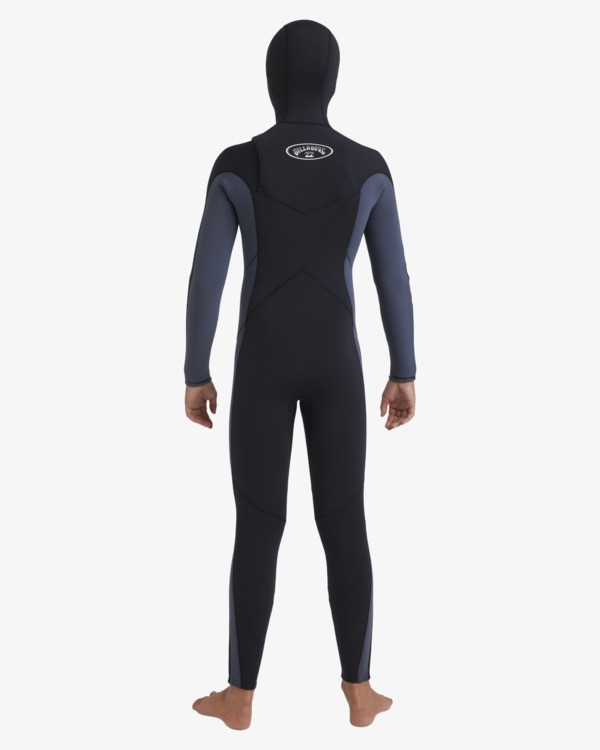 2 5/4mm Absolute Natural - Hooded Chest Zip Wetsuit for Boys 8-16 Blue 24CW193508 Billabong