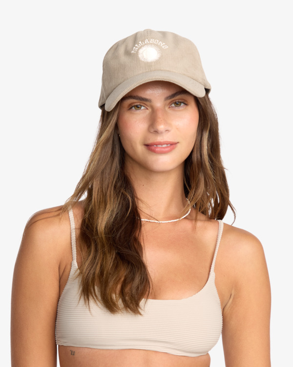 2 Dad - Corduroy Dad Cap for Women Beige 24E551500 Billabong