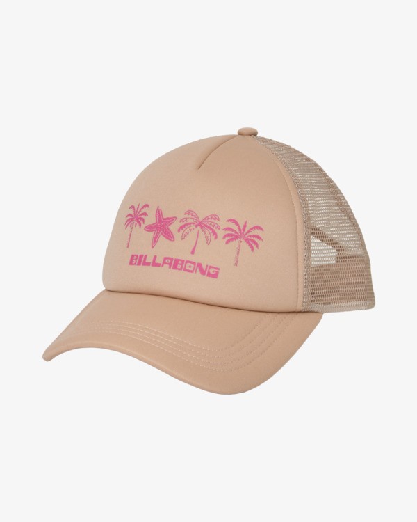 0 Across Waves - Trucker Cap for Women Beige 24E551502 Billabong