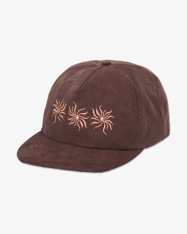 0 Grandpa - Corduroy Cap for Women Brown 24E552502 Billabong