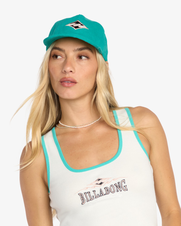 4 Grandpa - Cap aus Kord für Frauen Blau 24E552502 Billabong