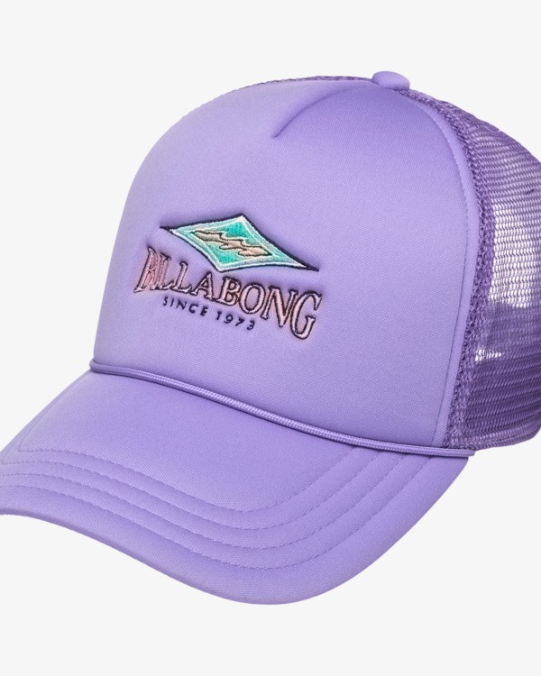 3 Grandpa - Casquette trucker pour Femme Violet 24E552503 Billabong