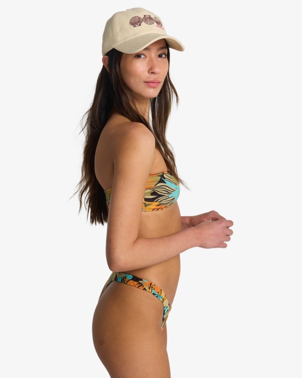 5 Des Tropiques - Top de bikini Bandeau para mujer Azul 24O121600 Billabong