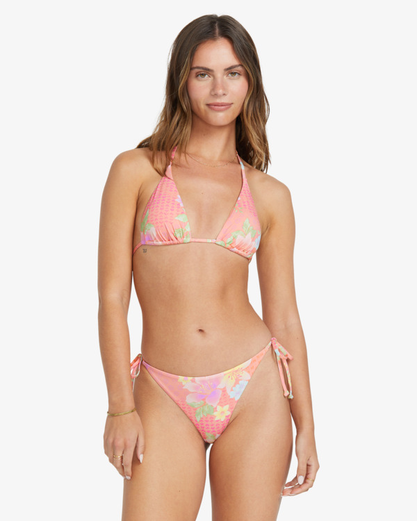 0 Crazy For Coral - Top de bikini con cobertura reducida para Mujer Naranja 24O141514 Billabong