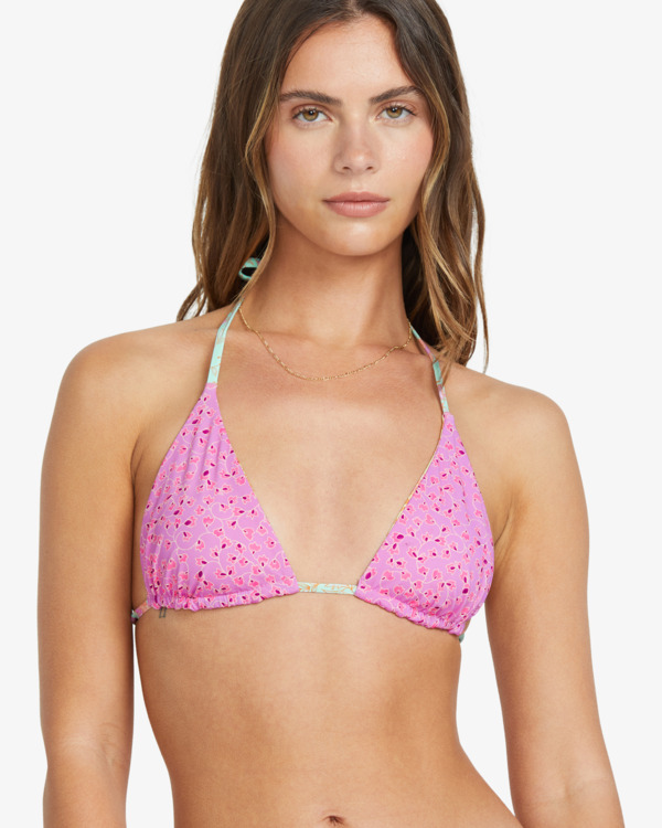 5 Folk Story - Skimpy Coverage Bikini Top for Women Multi 24O141516 Billabong