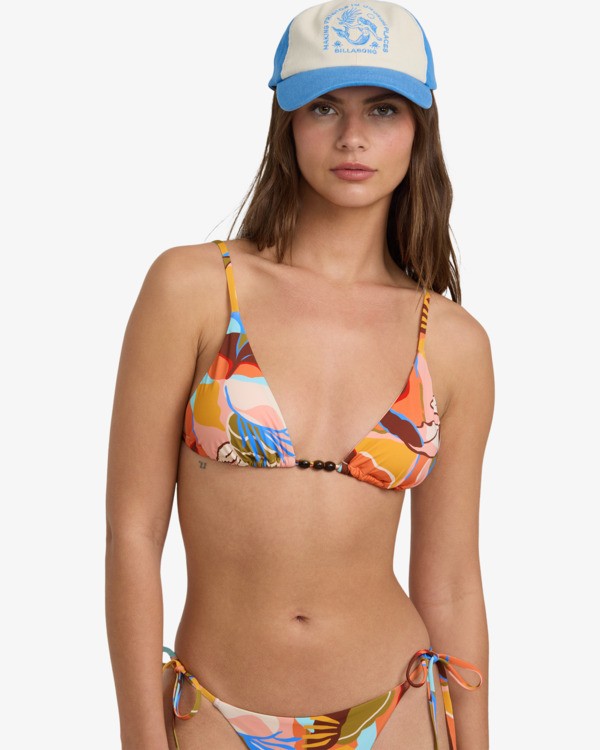 1 Lei Daze Tall Slide - Haut de bikini triangle pour Femme Multi 24O144504 Billabong