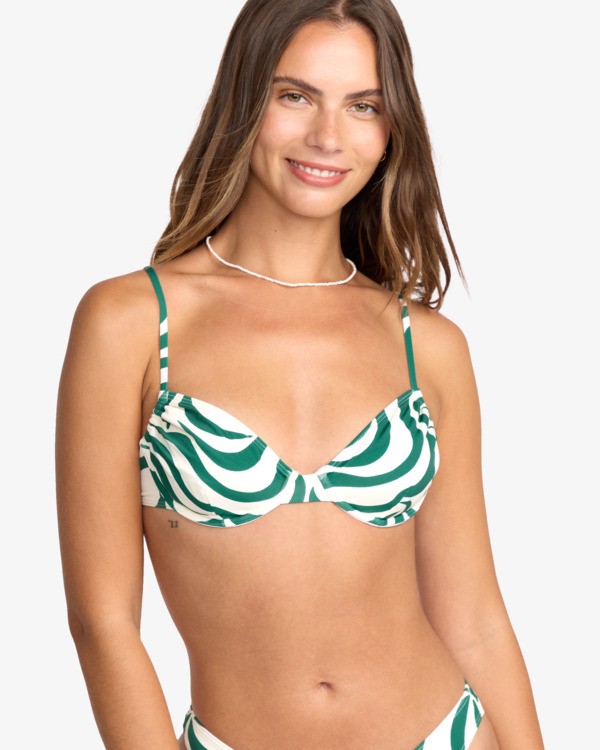 4 All The Waves Talia Uwire - Parte de cima de biquíni com aro para Mulher Verde 24O153502 Billabong