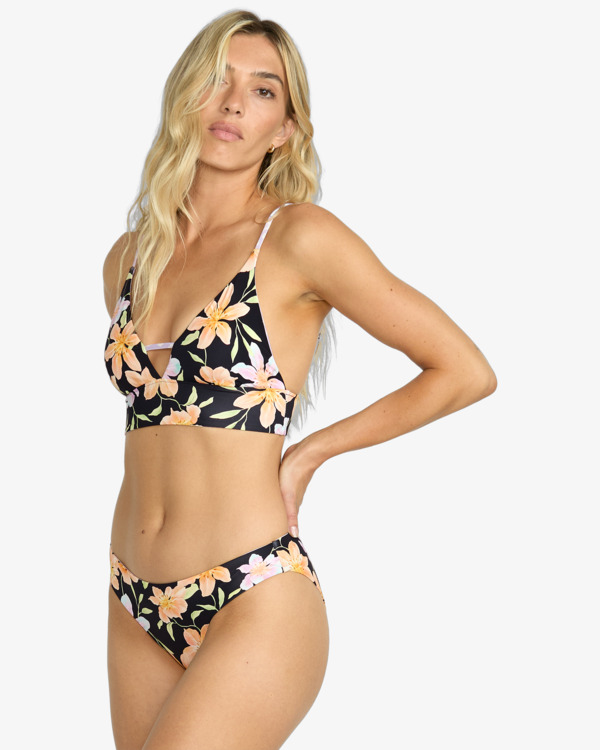 3 Twin Sol Rev V Neck - V-Neck Bikini Top for Women Multi 24O172505 Billabong