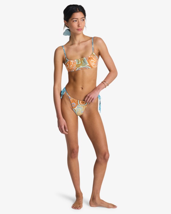 1 Le Surf Rev Mila - Reversible Bralette Bikini Top for Women Orange 24O181603 Billabong