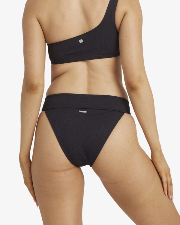 5 Laura Twisted Sun Aruba - Mutandina Bikini a Gamba Alta da Donna Black 24O204500 Billabong