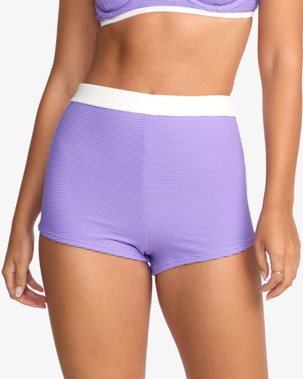 6 Tanlines Surf Short - Bikini Bottoms for Women Purple 24O223504 Billabong