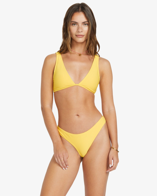 1 Tanlines - Skimpy Coverage Bikini Bottoms for Women Yellow 24O231528 Billabong