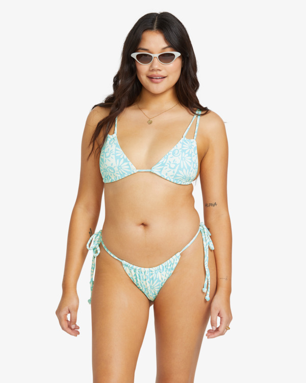 2 Happy Dance - Bas de maillot de bain à couvrance échancrée pour Femme Bleu 24O231531 Billabong