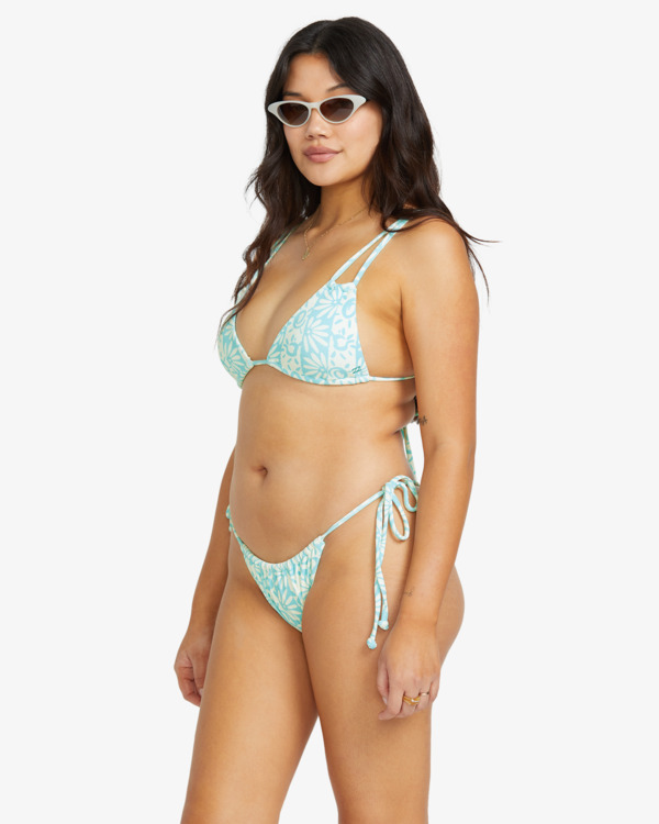 3 Happy Dance - Bas de maillot de bain à couvrance échancrée pour Femme Bleu 24O231531 Billabong