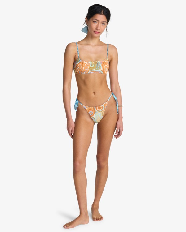1 Le Surf Maya - Bas de bikini &eacute;chancr&eacute; pour Femme Orange 24O251601 Billabong