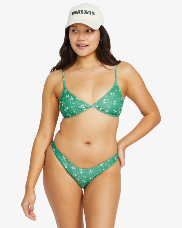 2 In The Green - Bas de bikini couvrance medium pour Femme Vert 24O281506 Billabong