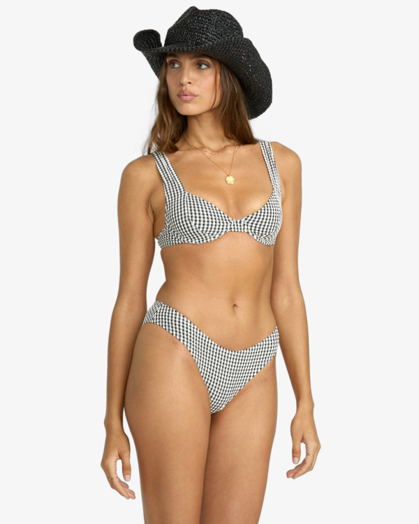 2 Wave Check Bondi - Bikini Bottoms for Women Black 24O282505 Billabong