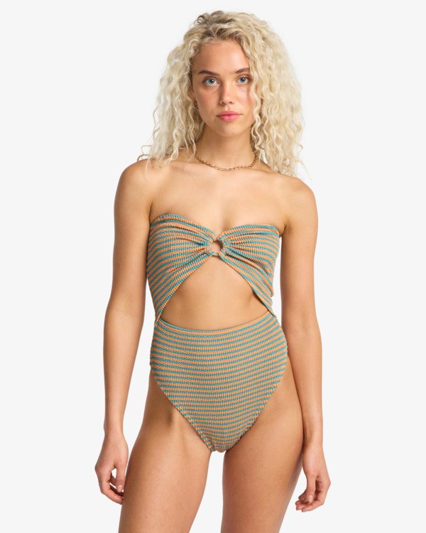 0 Summer Hi Andrew - Knapp geschnittener Badeanzug f&uuml;r Frauen Blau 24O301608 Billabong