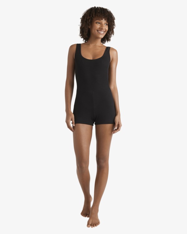 1 Tanlines Retro Surf Bodysuit - Tuta da surf retrò da Donna Black 24O303573 Billabong