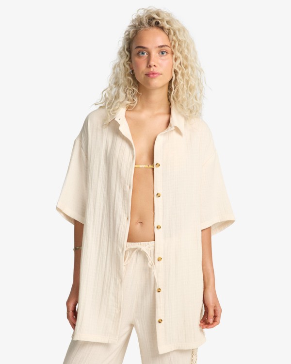 0 Feelin Fine - Robe de plage pour Femme Blanc 24O601600 Billabong