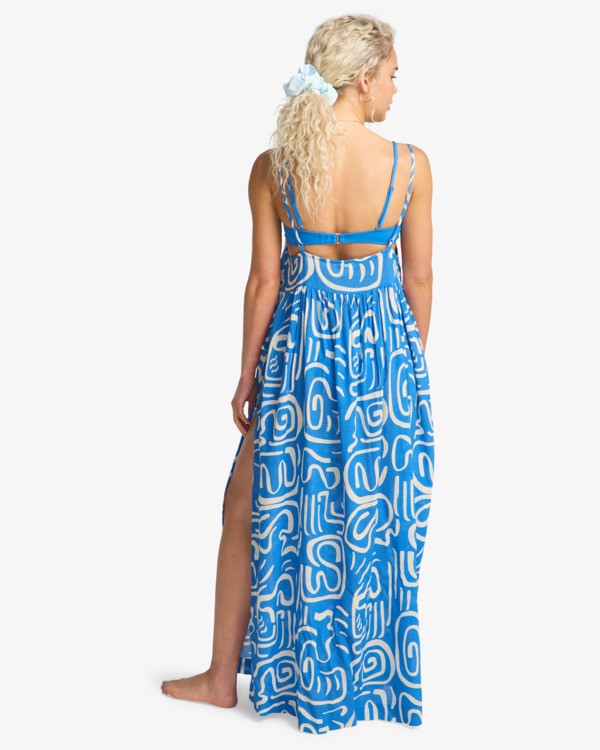 2 Juno Maxi - Strandkleid f&uuml;r Frauen Blau 24O601610 Billabong