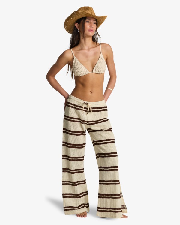 0 Hot Stripe - Strandbroek voor Dames Beige 24O601612 Billabong