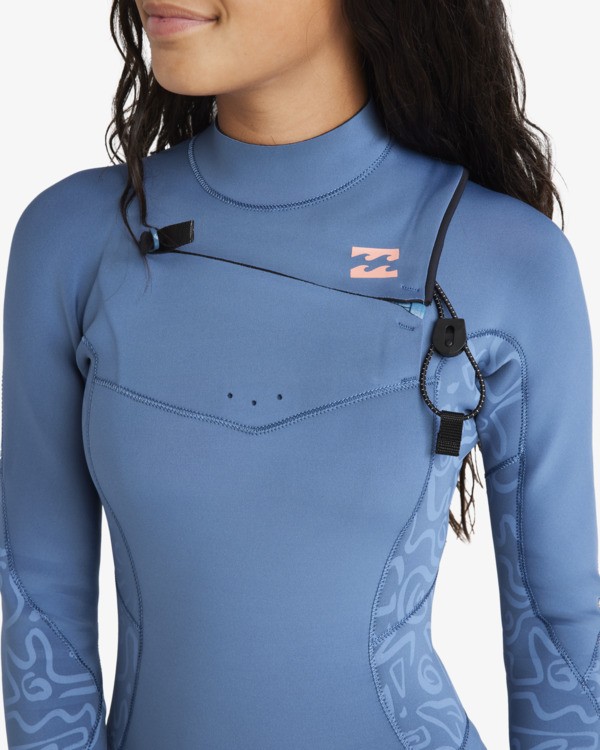 3 3/2mm Teen - Wetsuit met GBS en een Borstrits voor Jongens 8 - 14 Brown 24RW191503 Billabong