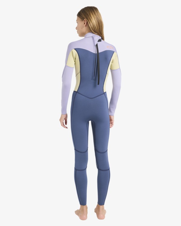 2 3/2mmn Synergy - Wetsuit met een Achterrits voor Meisjes 8-16 Red 24RW251602 Billabong