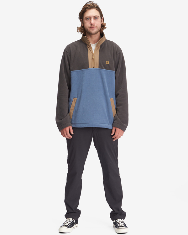 1 Boundary Mock Lite - Sweatshirt mit Halbreißverschluss für Männer Schwarz A1HO09BIMU Billabong