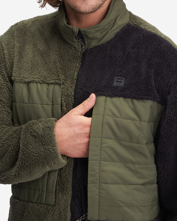 4 Glacier Offcut - Zip-Up Sweatshirt for Men Brown A1HO18BIMU Billabong