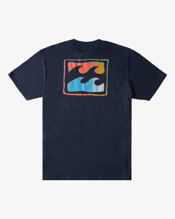1 Crayon Wave  - Camiseta para Hombre Azul A1SS04BIMU Billabong