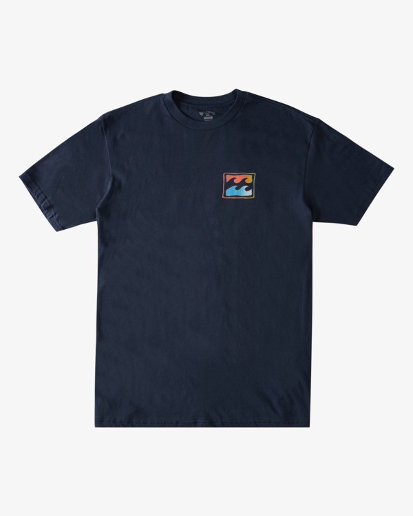 0 Crayon Wave  - Camiseta para Hombre Azul A1SS04BIMU Billabong