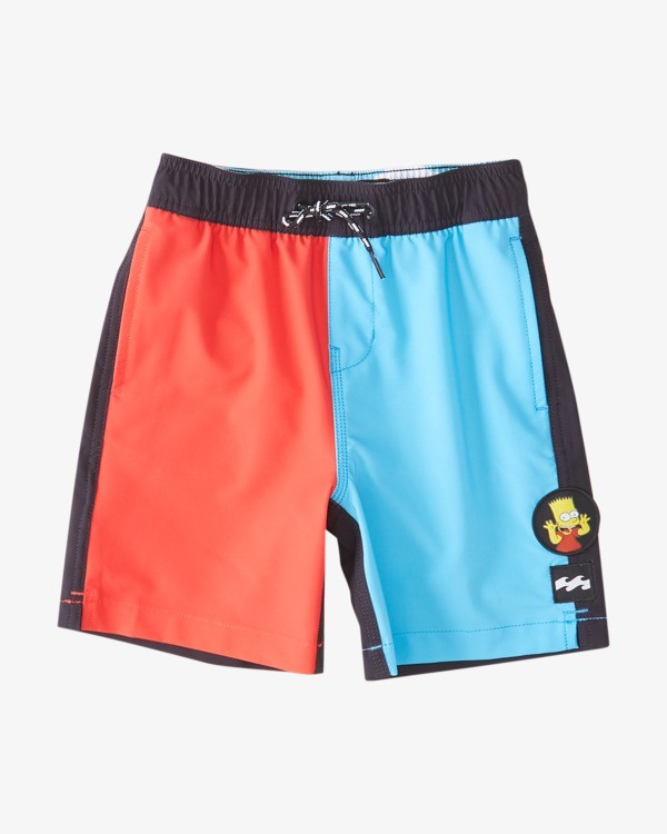 0 Simpsons Slingshot - Board Shorts for Toddler Boys 2 - 7 Black A2LB02BIW0 Billabong