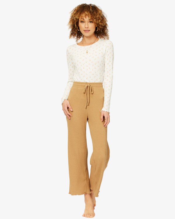 1 Keep Loungin' - Tracksuit Bottoms for Women Brown A3PV08BIW0 Billabong