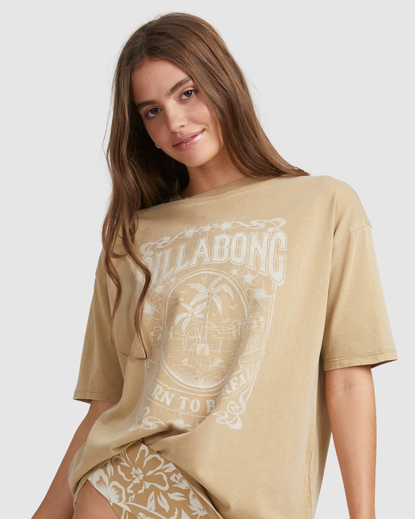 2 Feel Real - Boyfriend T-Shirt for Women  A3SS13BIW0 Billabong