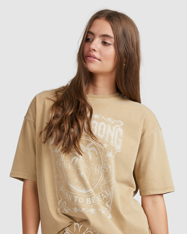 3 Feel Real - Boyfriend T-Shirt for Women  A3SS13BIW0 Billabong