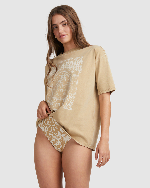 5 Feel Real - Boyfriend T-Shirt for Women  A3SS13BIW0 Billabong