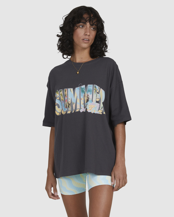 1 Waves For Dayz - Camiseta de manga corta para Mujer  A3SS15BIP2 Billabong