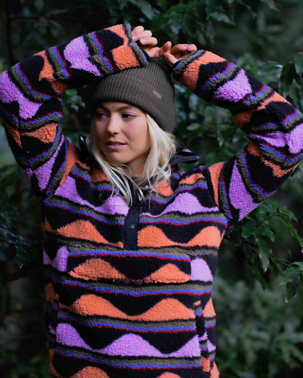 Sherpa fleece jumper womens sale