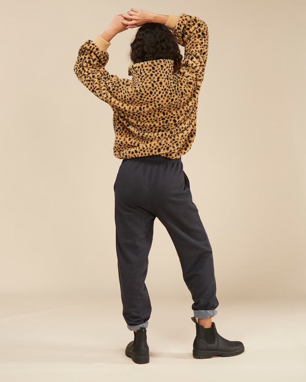 2 Time Off  - Sherpa-Fleece mit Halbreißverschluss für Frauen  A3WA07BIW0 Billabong