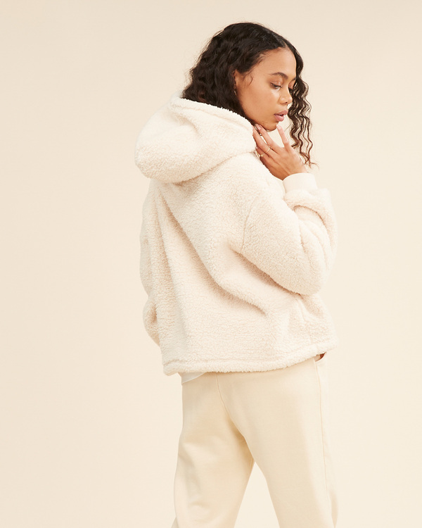 Still Cosy Sweat a capuche en matiere sherpa pour Femme Billabong