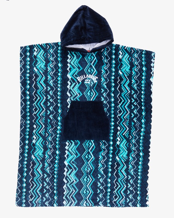 2 Towel - Hooded Changing Towel Blue ABBAA00102 Billabong