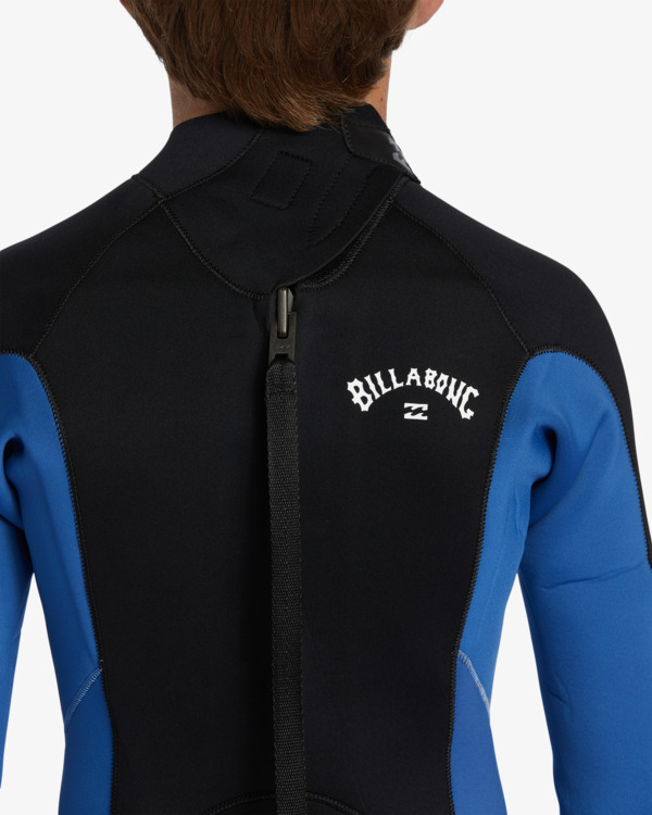 4 4/3mm Foil - Wetsuit met een Achterrits voor Jongens 8-16 Blue ABBW100143 Billabong