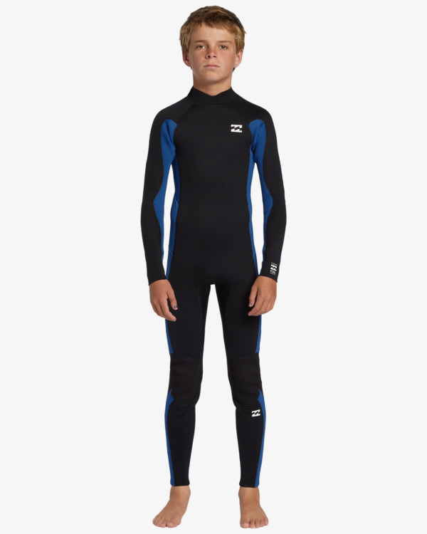 0 4/3mm Foil - Combinaison de surf back zip pour Garçon 8-16 ans Bleu ABBW100143 Billabong